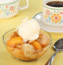 Gluten Free Peach Cobbler