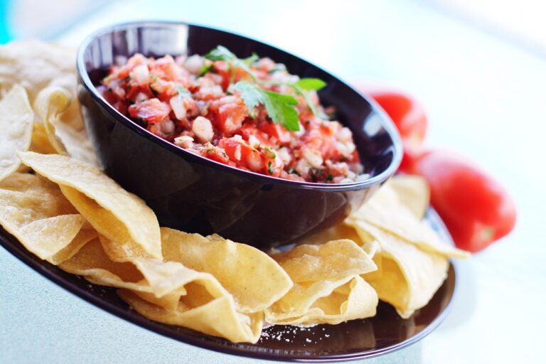 Homemade fresh salsa