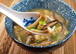 Turkey & Mushroom Miso Soup